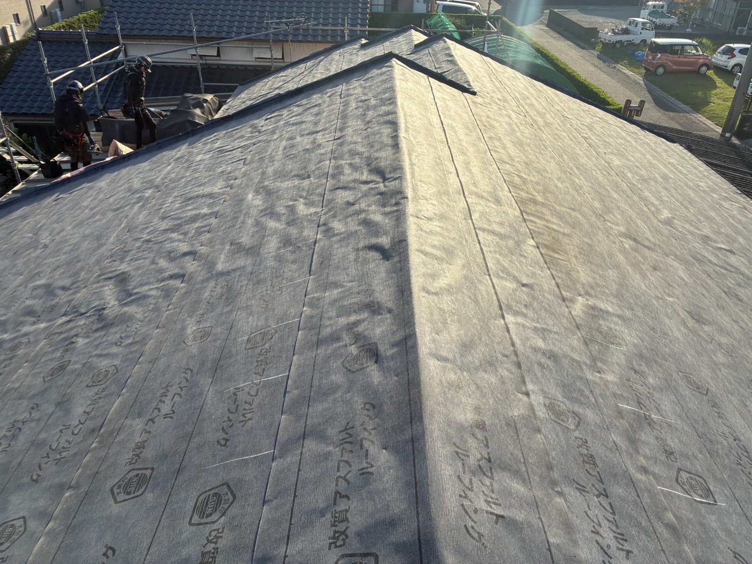 【屋根コラム】瓦の下にある大事な防水シート ― ルーフィングって？